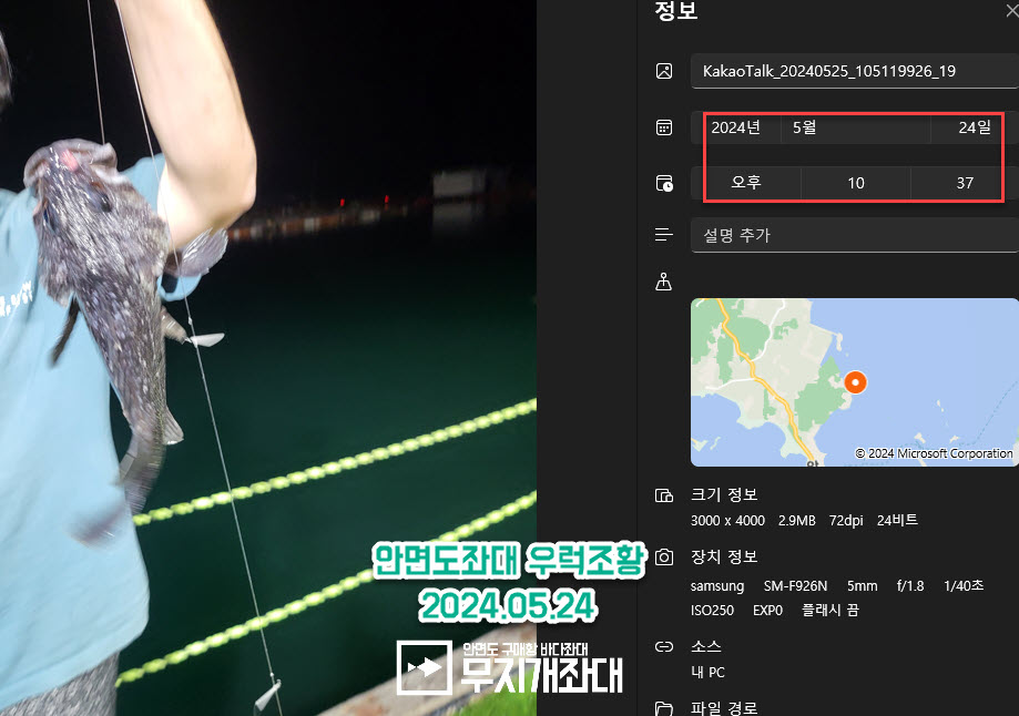 5월 24일 사리물때 안면도좌대 낚시조황 안내 - 우럭, 갑오징어,장어